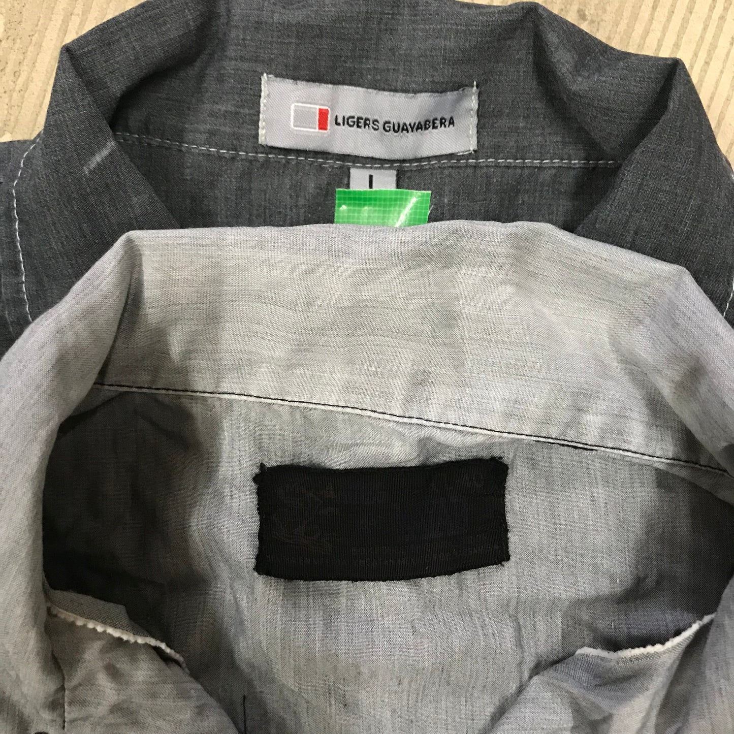 [現物] キューバシャツ(チャコール染め) 6pcs H0810002