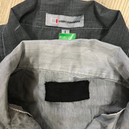 [現物] キューバシャツ(チャコール染め) 6pcs H0810002