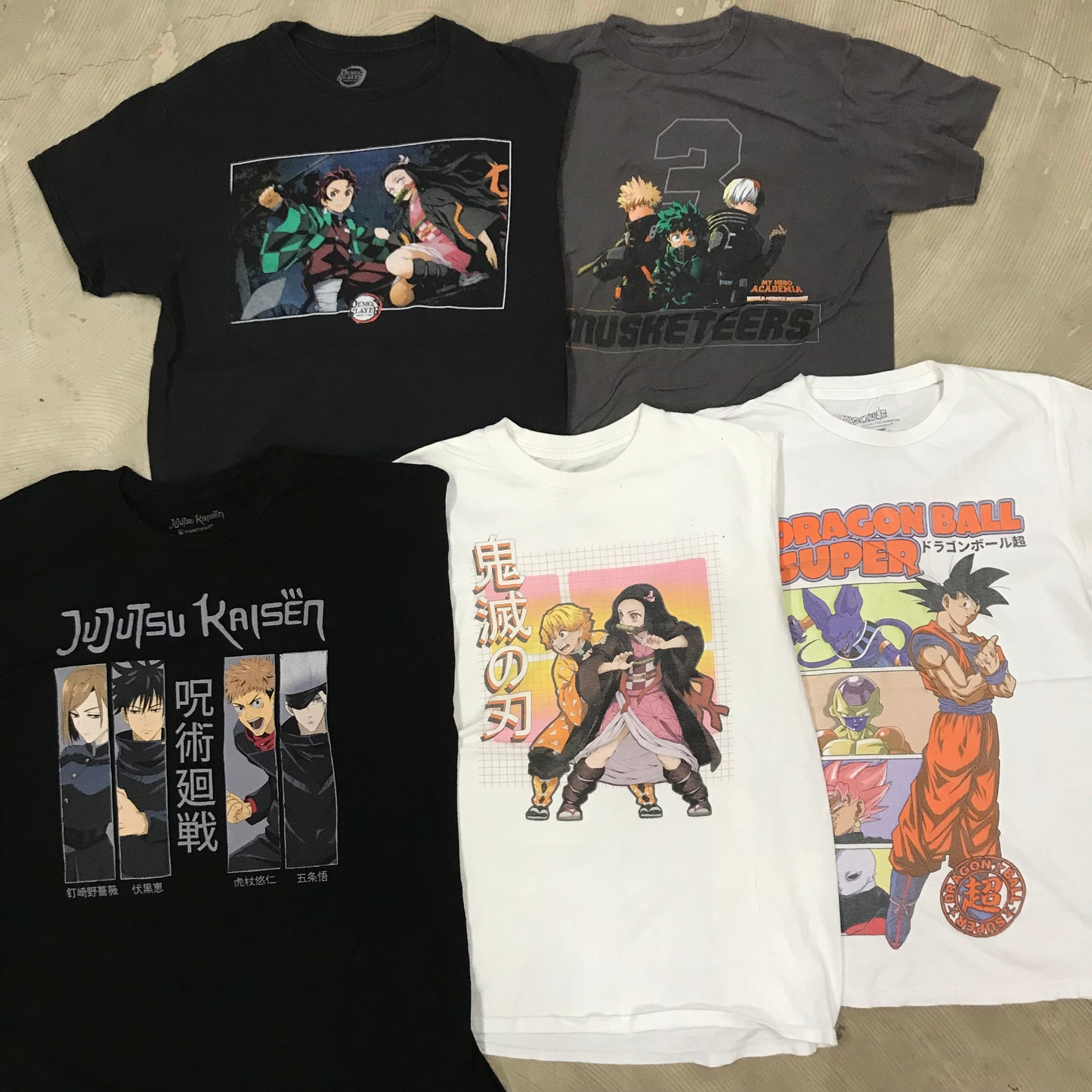 [現物] 00s アニメTシャツ 20pcs H0806002