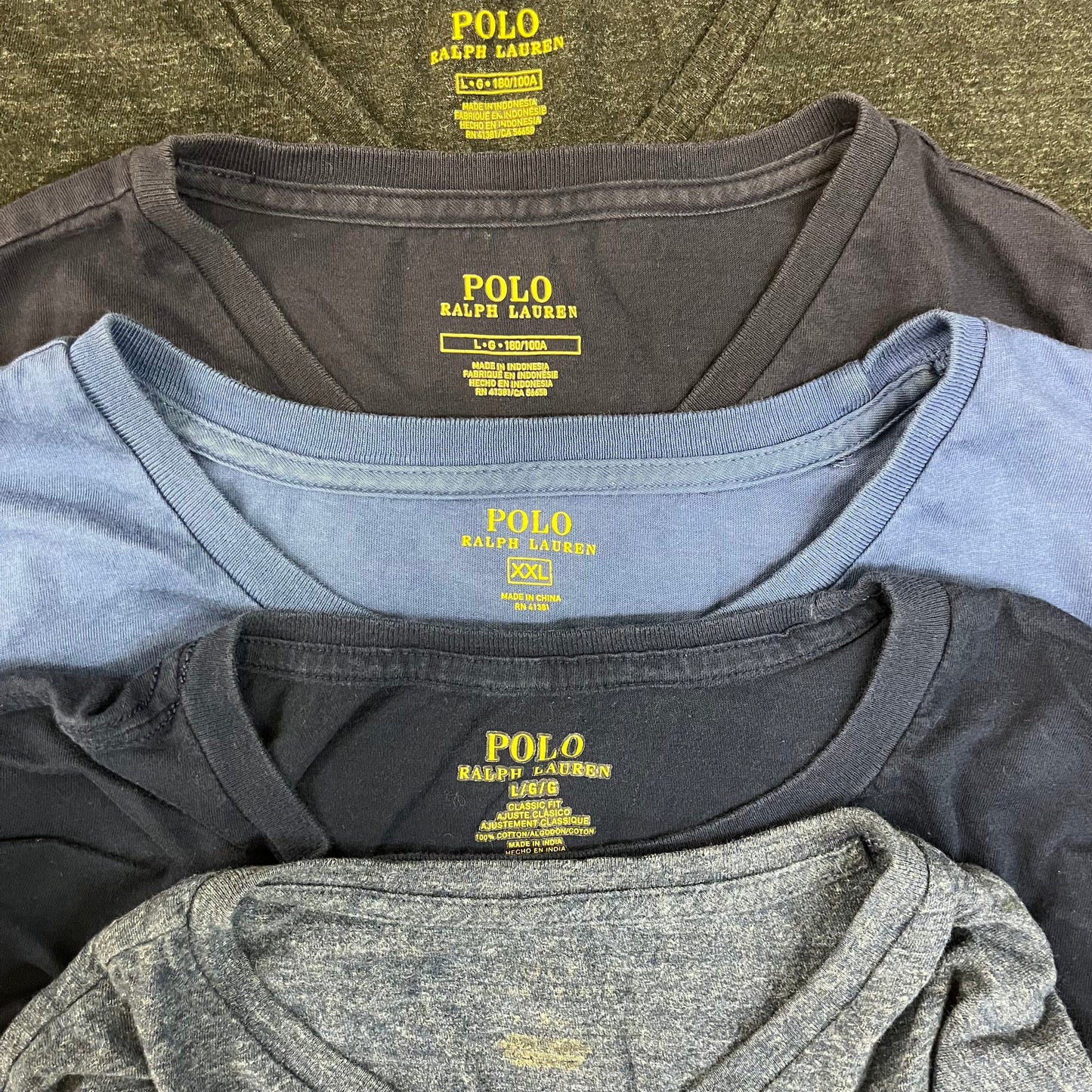 [In-kind] Ralph T-shirts (defective/small holes/slight damage) 20pcs C0716005