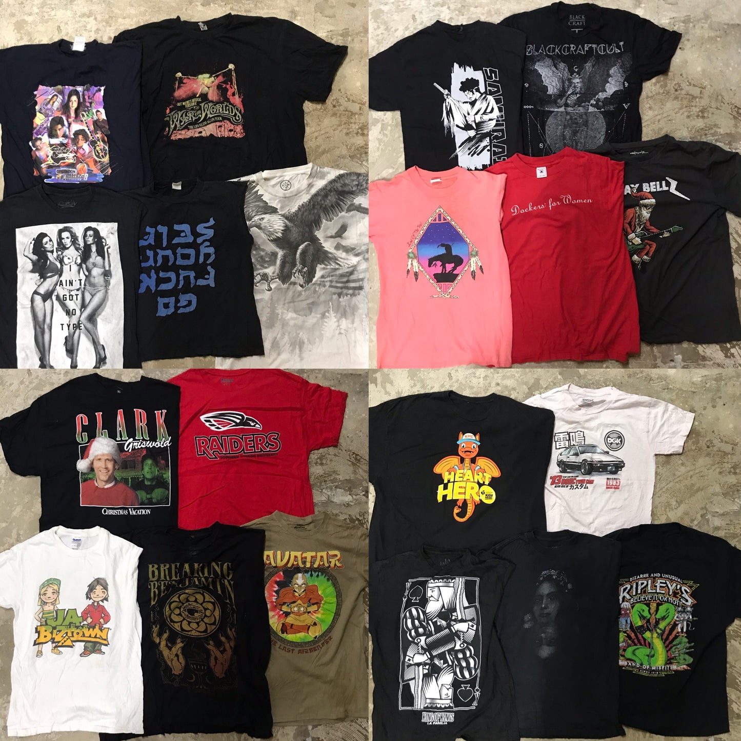 [現物] 00s アメカジプリントTシャツ 20pcs D0707004