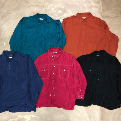 [現物] 長袖ポリシャツ/テロシャツ 20pcs E0709005