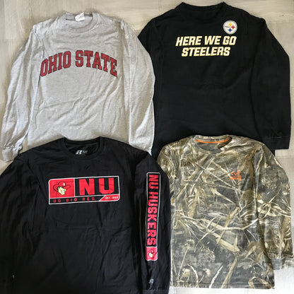 [現物] US ロンT/長袖Tシャツ 16pcs H0818003