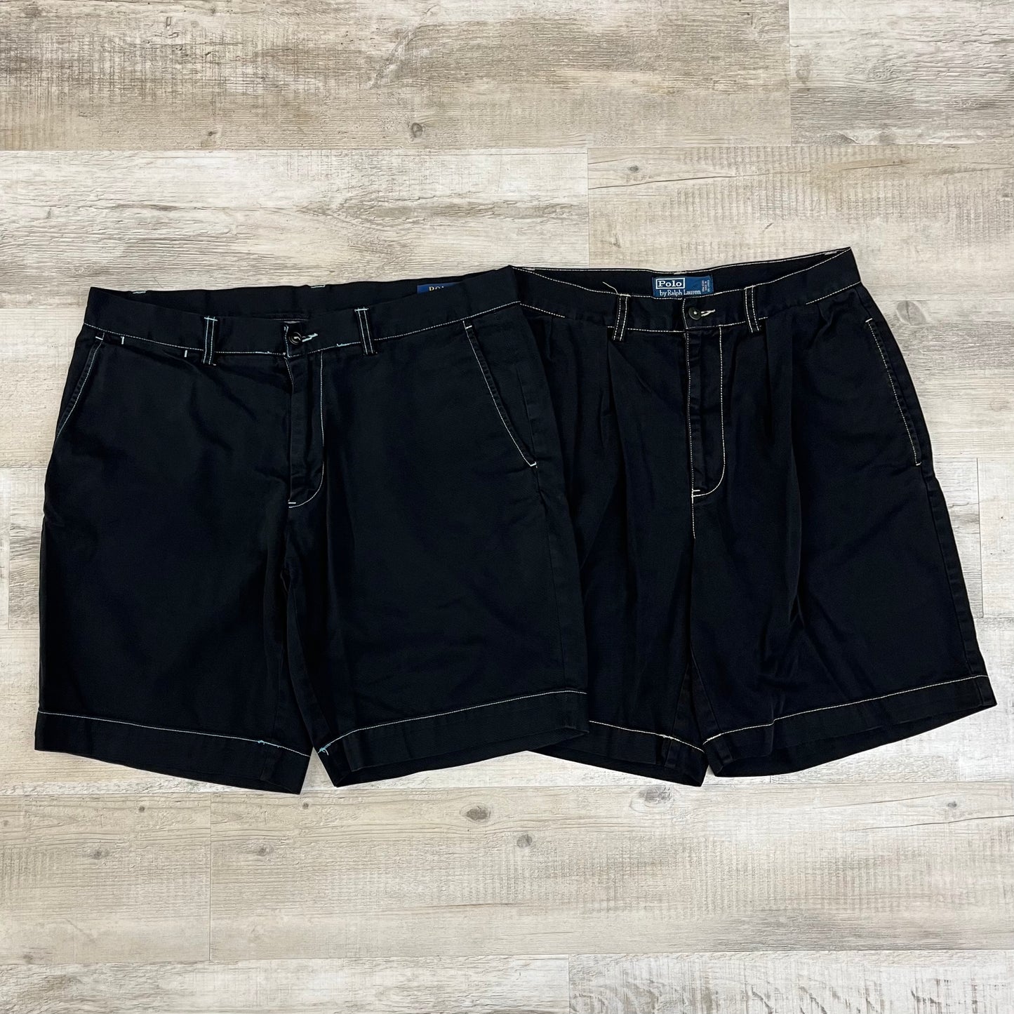 [現物] ラルフローレン ショートパンツ 黒染め 8pcs G0805003