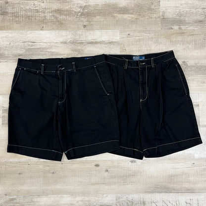 [現物] ラルフローレン ショートパンツ 黒染め 8pcs G0805003