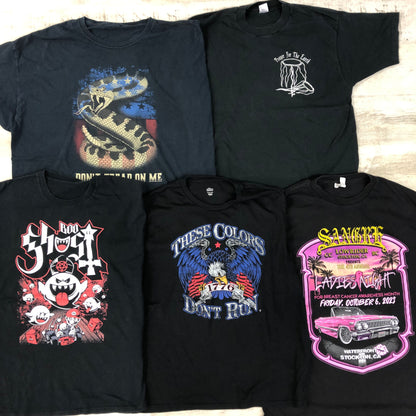 [現物] US ブラックTシャツ 20pcs G0814003