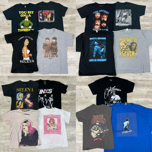 [現物] 00s 人物Tシャツ  15pcs G0807002