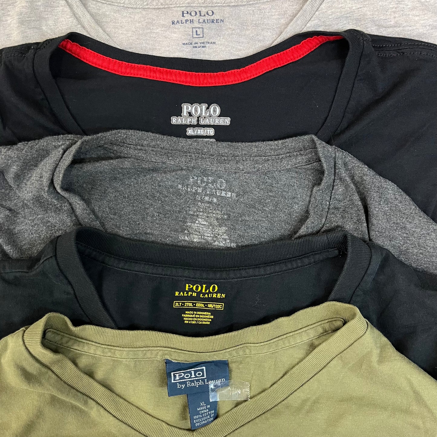 [In-kind] Ralph T-shirts (defective/small holes/slight damage) 20pcs C0716005