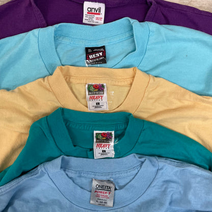 [現物] 90s カラーTシャツ 20pcs G0727001
