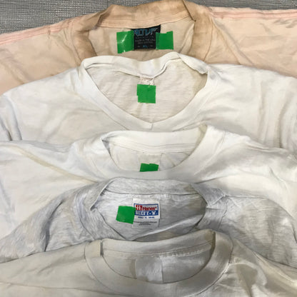 [現物] 90s 白Tシャツ(シミあり) 20pcs H0813001