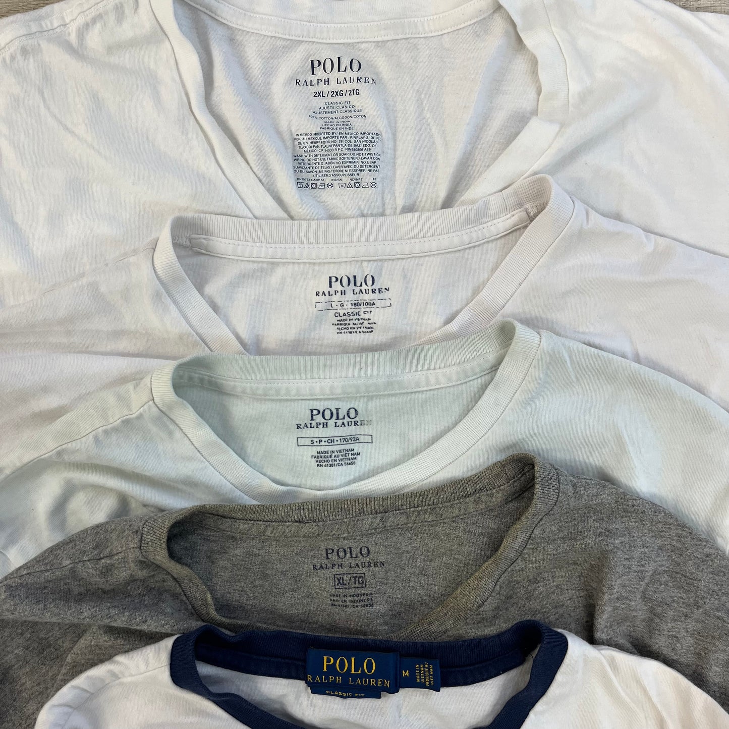 [現物] ラルフ白Tシャツ(シミあり) 20pcs