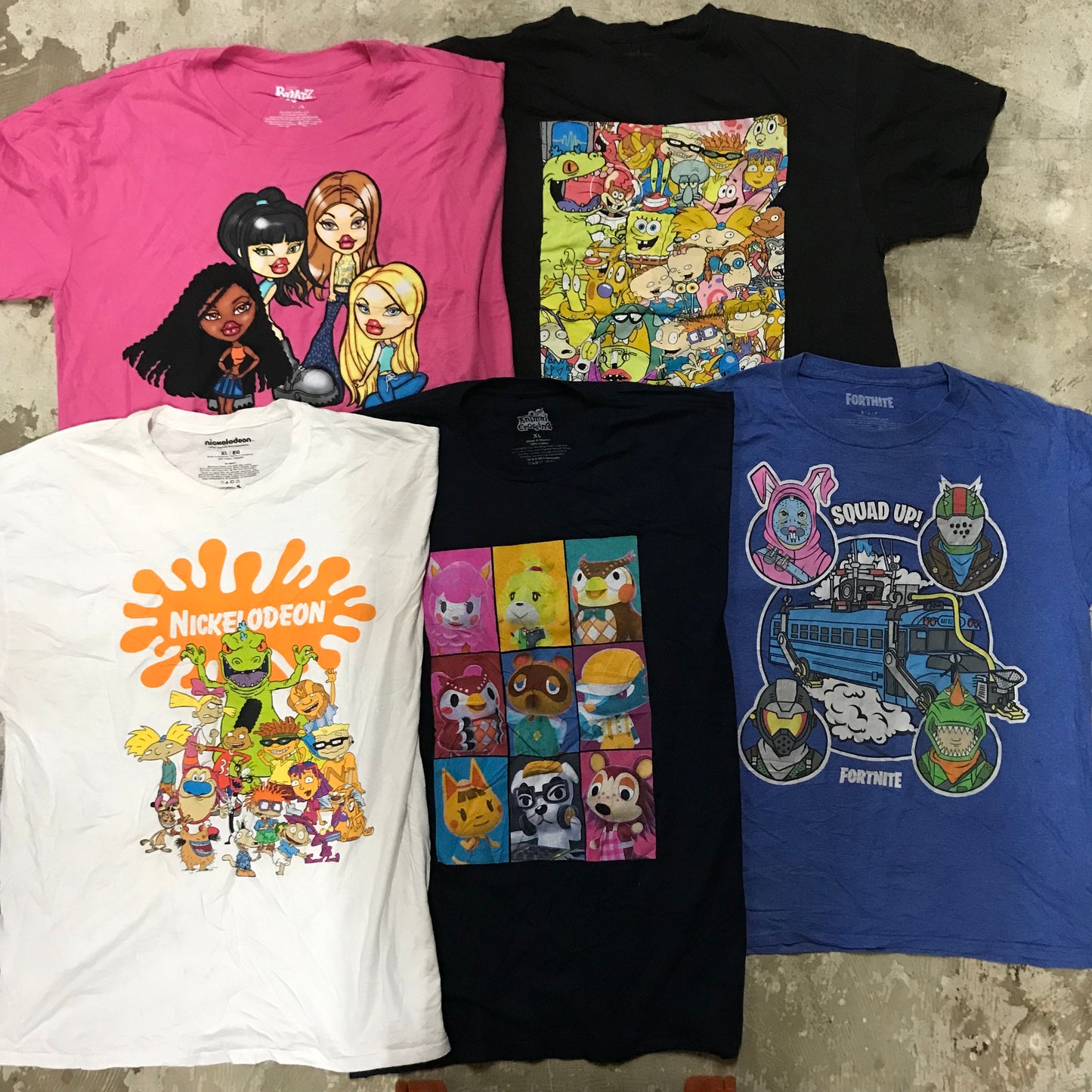 [現物] 00s キャラクタープリントTシャツ 20pcs D0714003