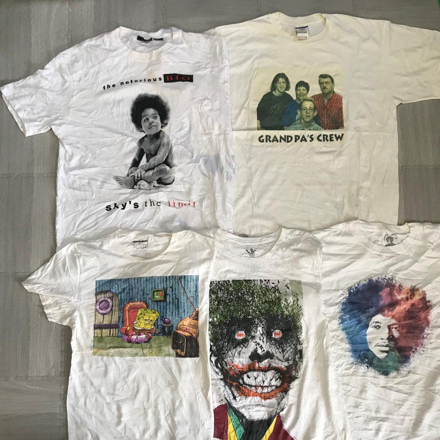 [現物] 00s 白Tシャツ(シミあり) 20pcs H0813004