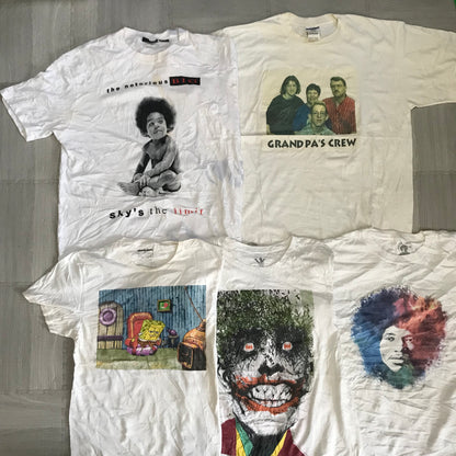 [現物] 00s 白Tシャツ(シミあり) 20pcs H0813004