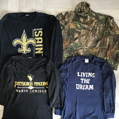 [現物] US ロンT/長袖Tシャツ 16pcs H0818002