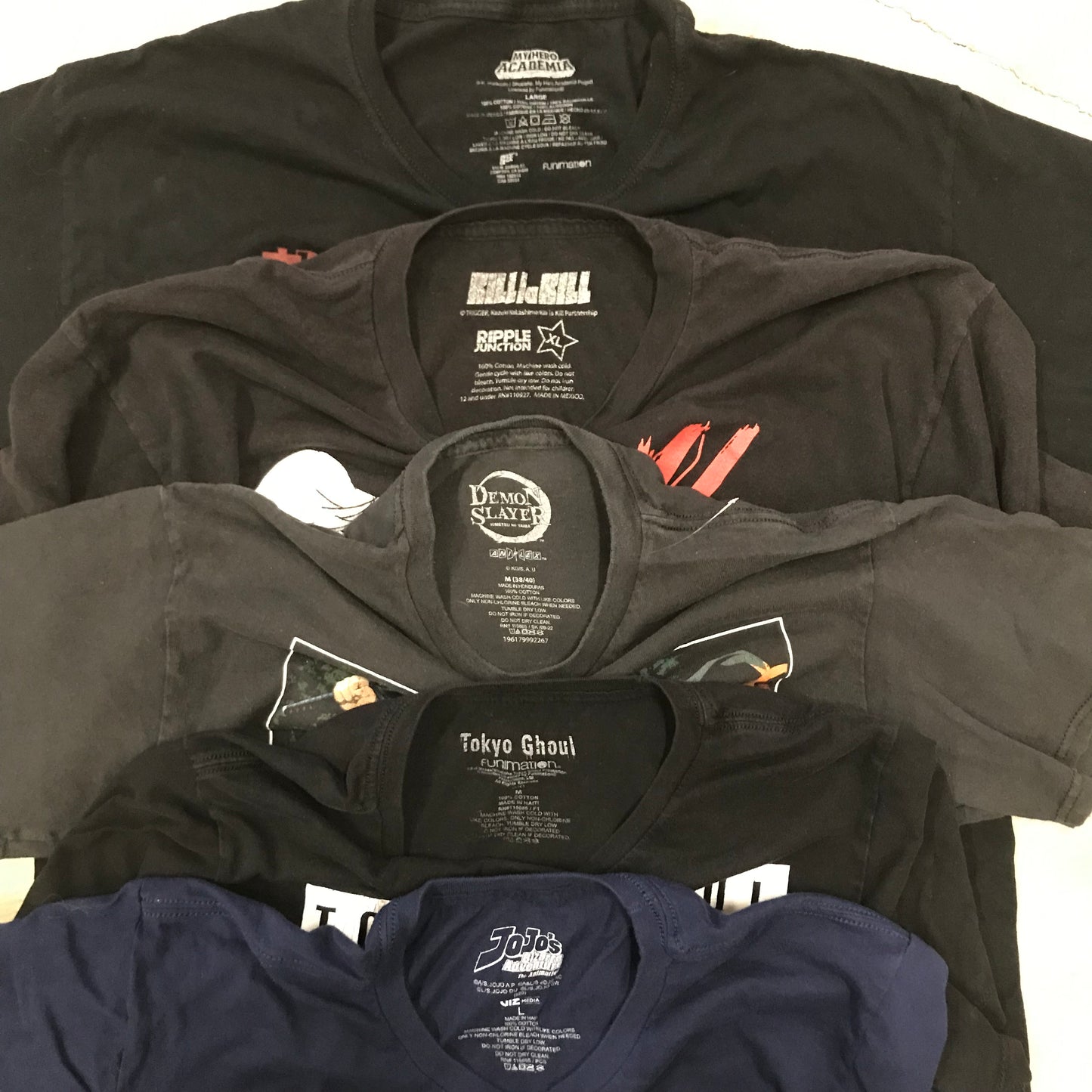 [現物] 00s アニメTシャツ 20pcs H0806002