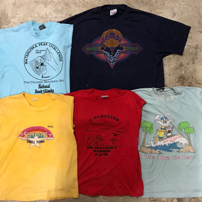[現物] 90s Tシャツ(B品/小穴/汚れ) 20pcs D0709004