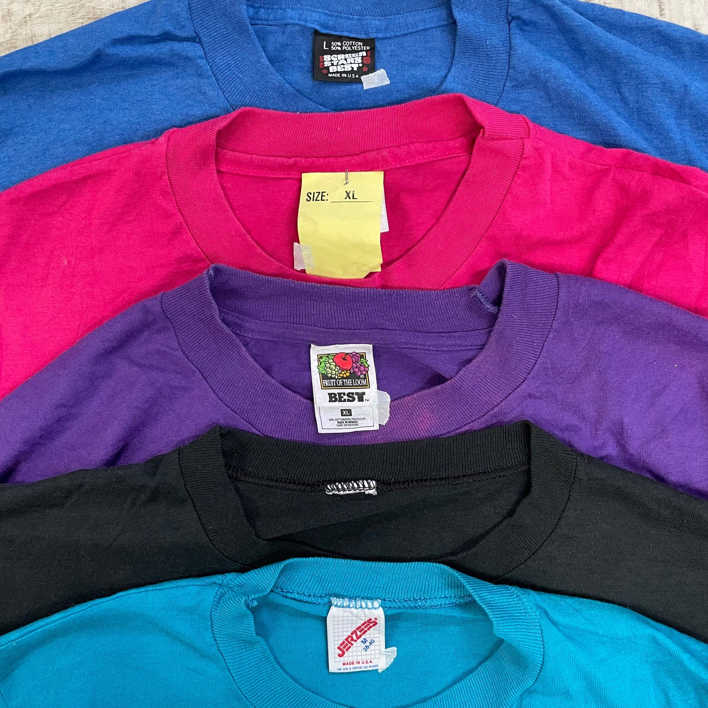[現物] 90-00s 白Tシャツ(シミあり) 20pcs B0708004
