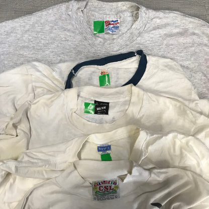 [現物] 90s 白Tシャツ(シミあり) 20pcs H0813001