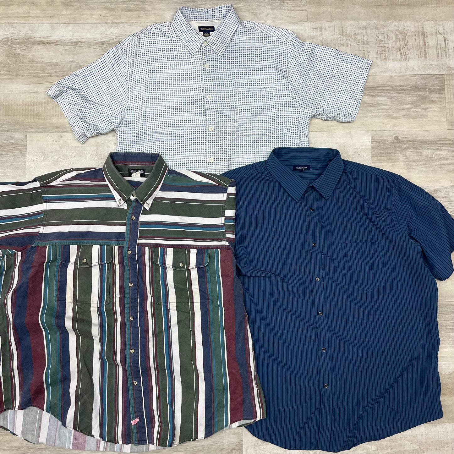 [現物] 半袖柄シャツ 10pcs G0821003