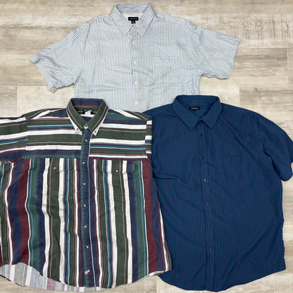 [現物] 半袖柄シャツ 10pcs G0821003