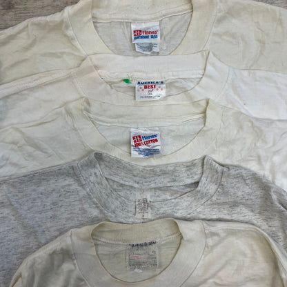 [現物] 90s 白系Tシャツ(シミあり) 20pcs B0708003