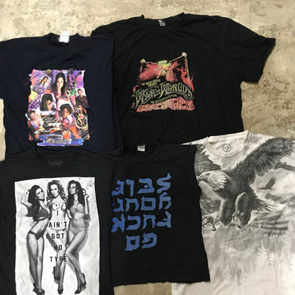[現物] 00s アメカジプリントTシャツ 20pcs D0707004