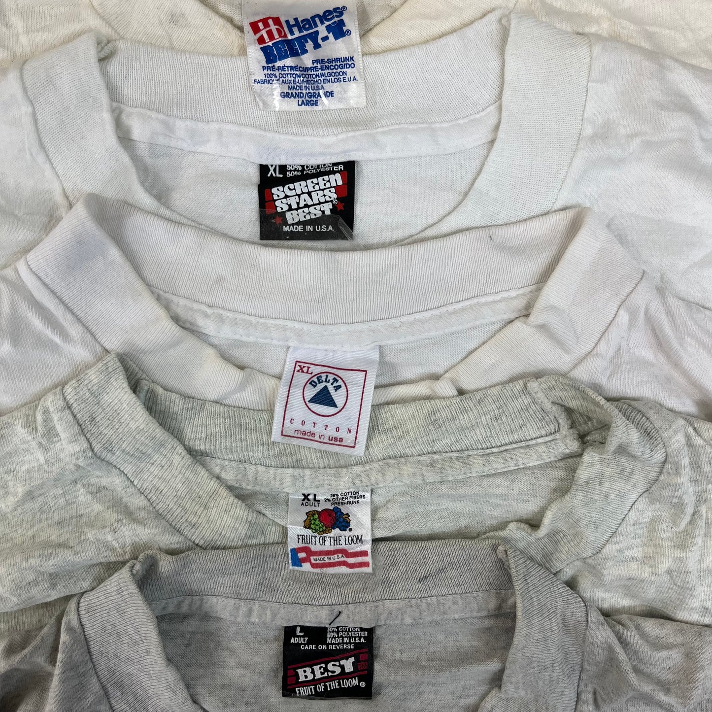 [現物] 90s 白Tシャツ(シミあり) 20pcs C0713003