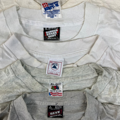 [現物] 90s 白Tシャツ(シミあり) 20pcs C0713003