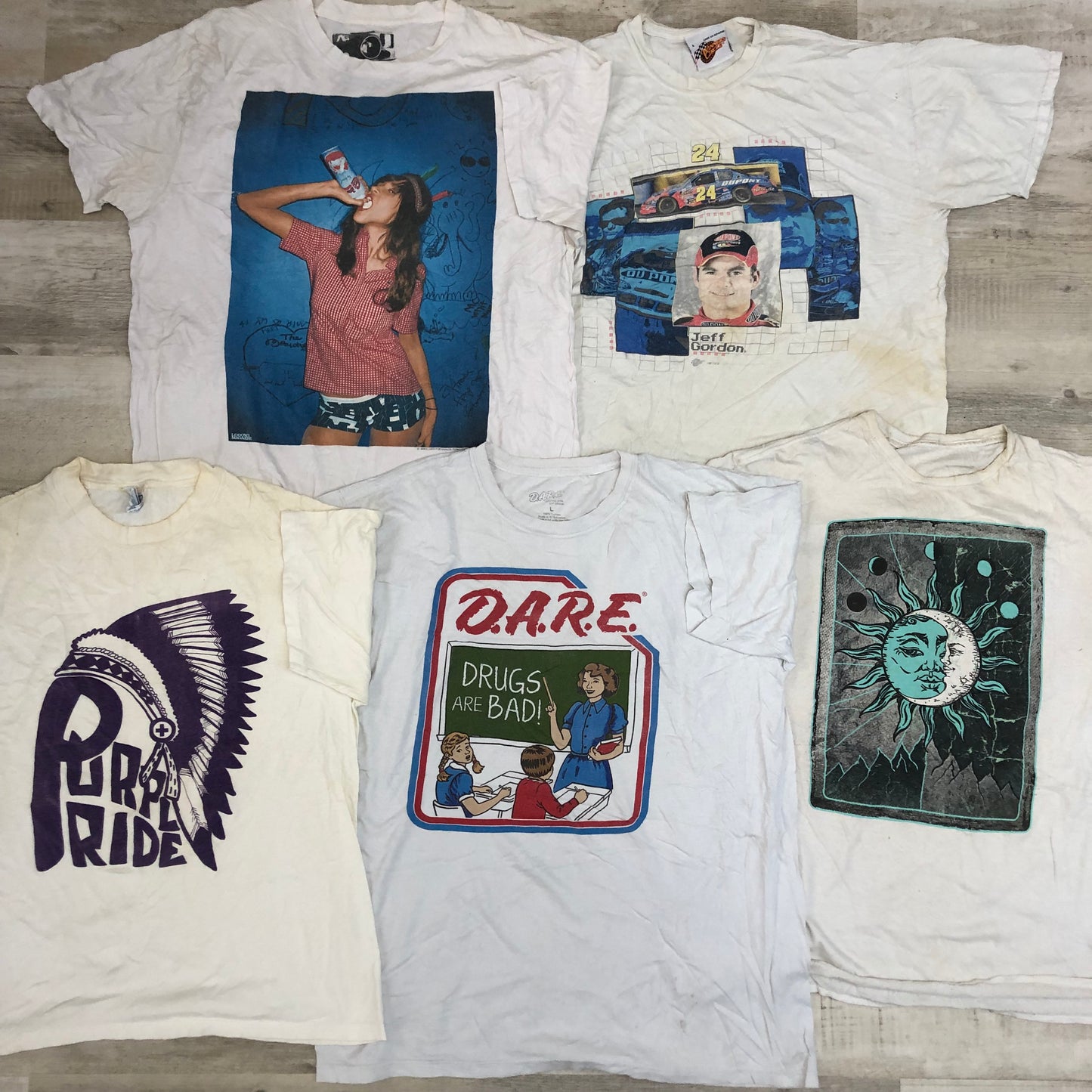 [現物] 00s 白Tシャツ(シミあり) 20pcs G0813001
