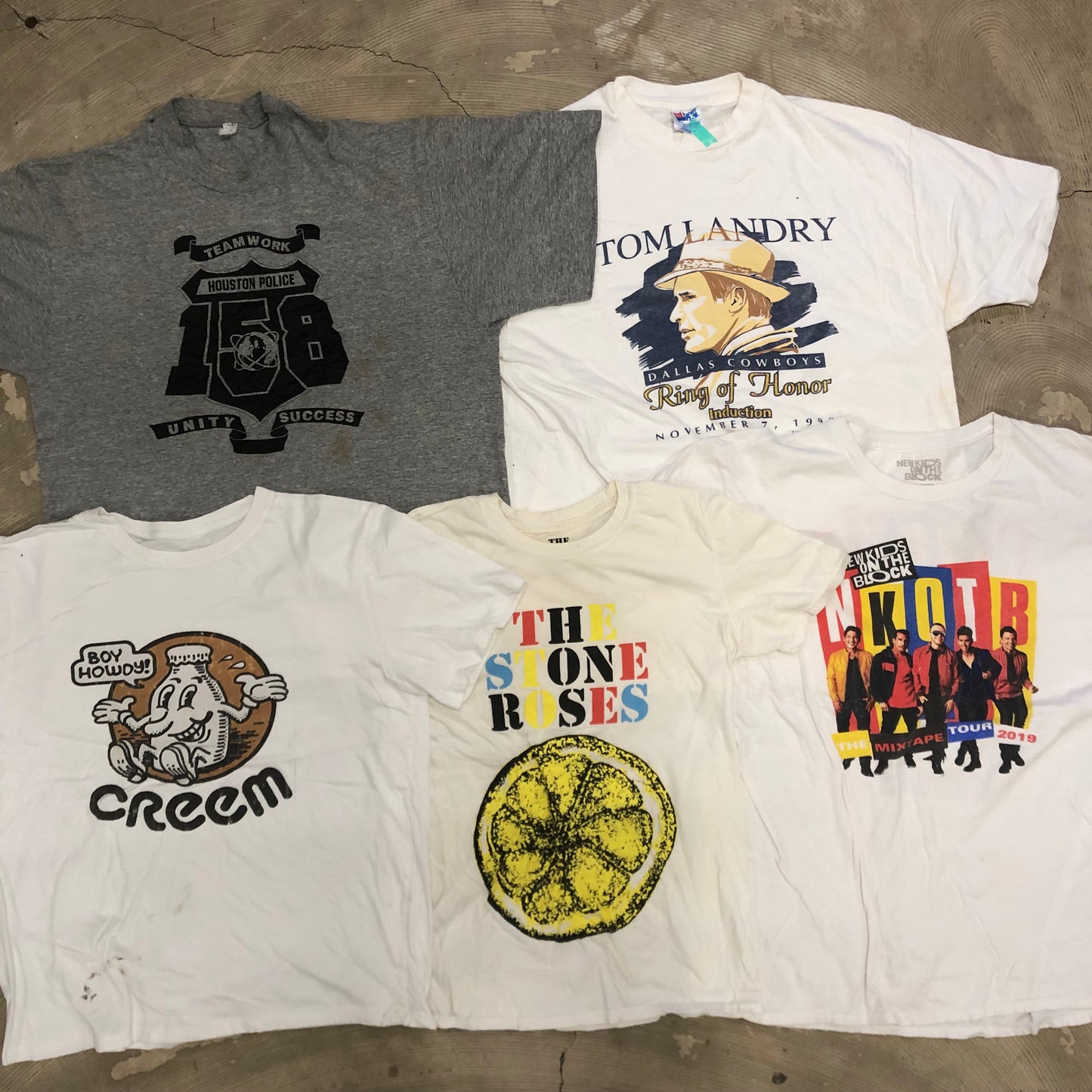 [現物] 90-00s 白系Tシャツ(シミあり) 20pcs E0709002