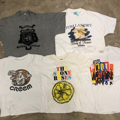 [現物] 90-00s 白系Tシャツ(シミあり) 20pcs E0709002