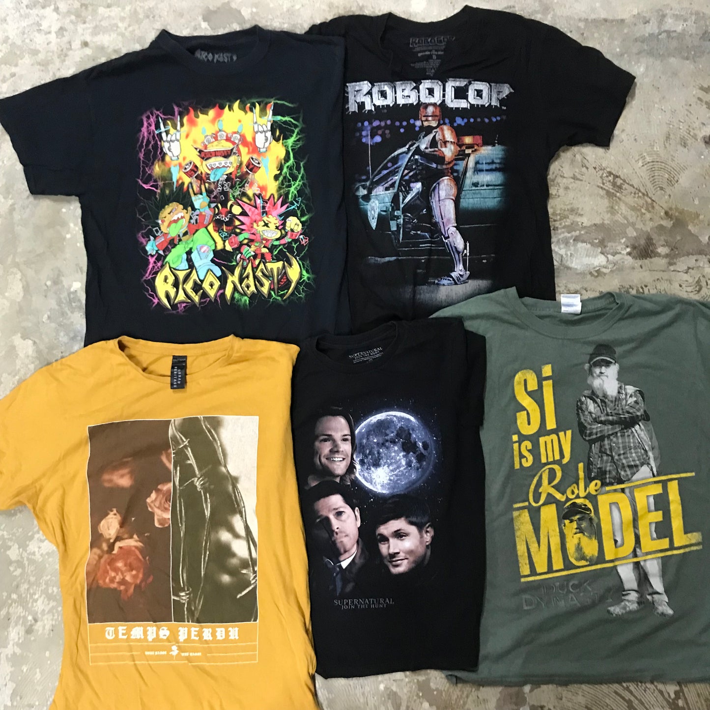 [現物] 00s アメカジプリントTシャツ 20pcs D0707003