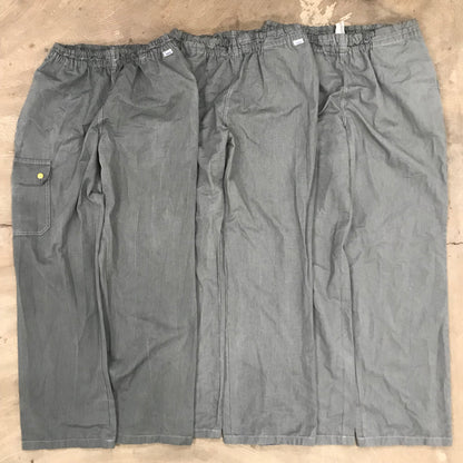 [現物] ユーロメディカルパンツ/グレー後染め 12pcs H0728003