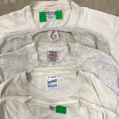 [現物] 90年代 白Tシャツ(シミあり) 20pcs H0810005