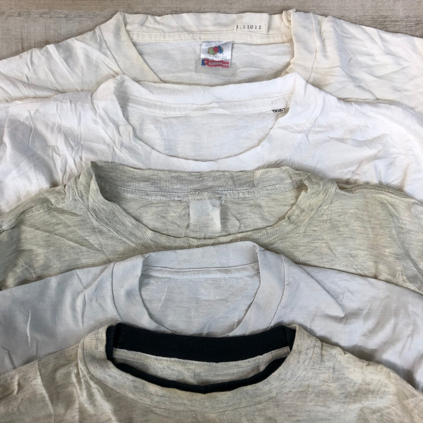 [現物] 90s 白Tシャツ(シミあり) 20pcs G0812002