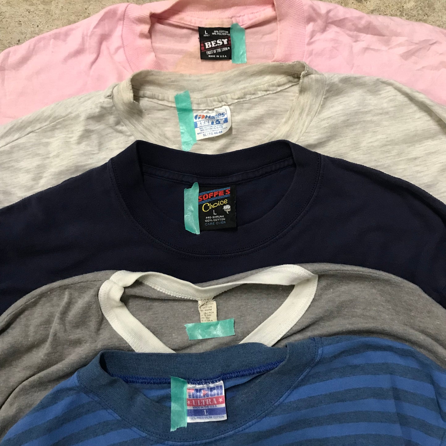 [現物] 90s Tシャツ(B品/小穴/汚れ) 20pcs D0709004