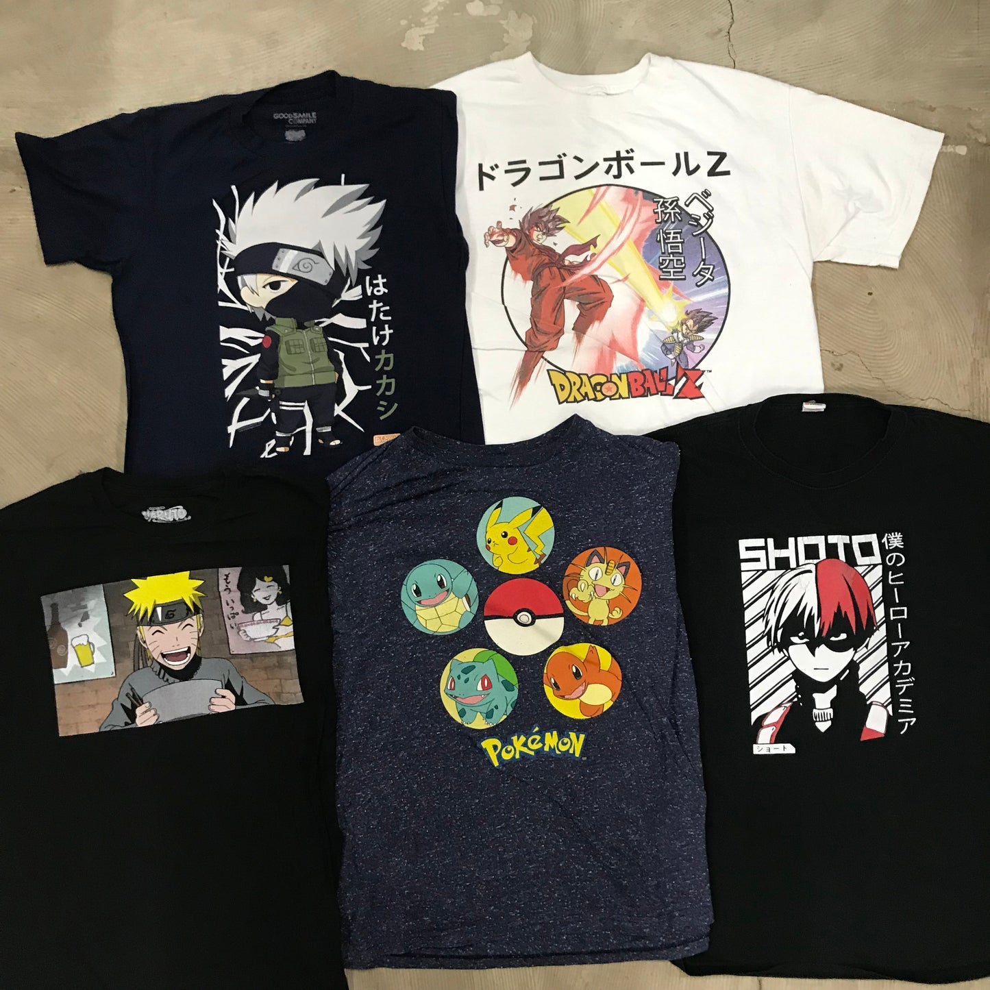 [現物] アニメTシャツ 20pcs H0803005