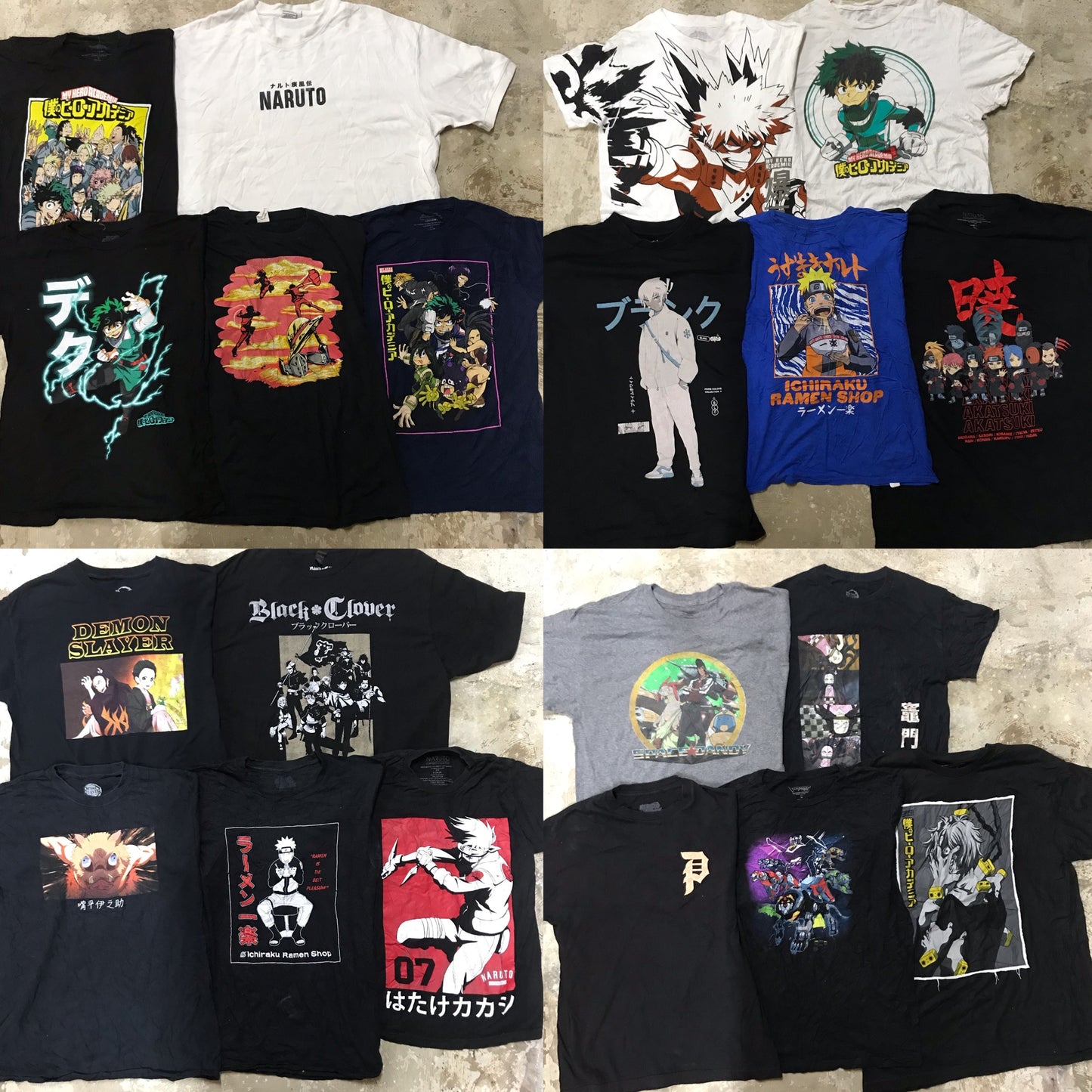 [現物] 00s アニメTシャツ 20pcs D0714002