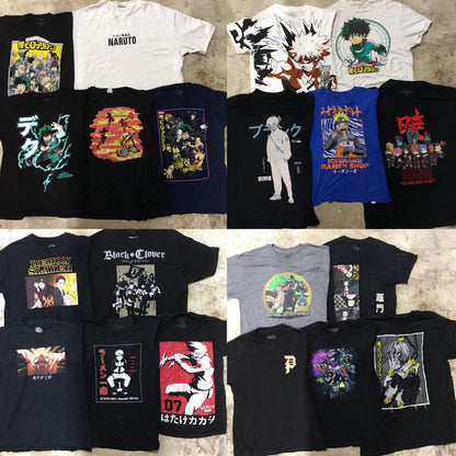 [現物] 00s アニメTシャツ 20pcs D0714002