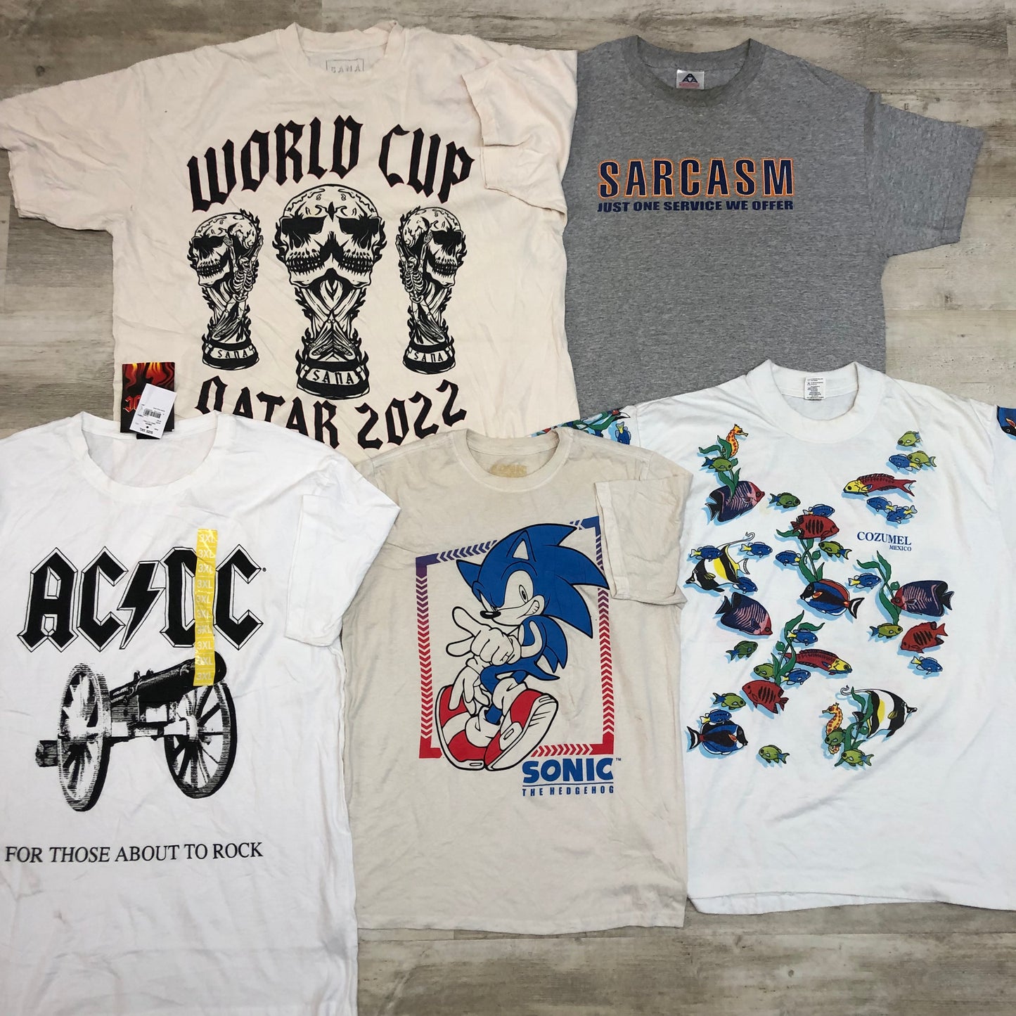 [現物] 00s 白Tシャツ(シミあり) 20pcs G0813002