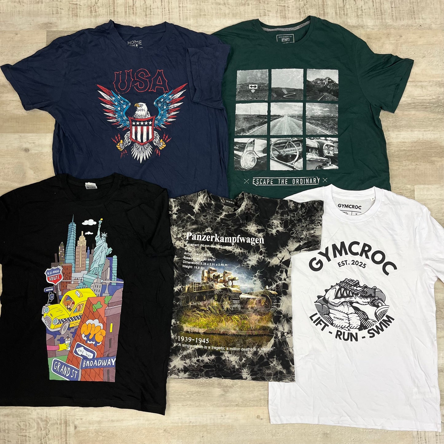 [現物] 00s アメカジプリントTシャツ 20pcs C0714001