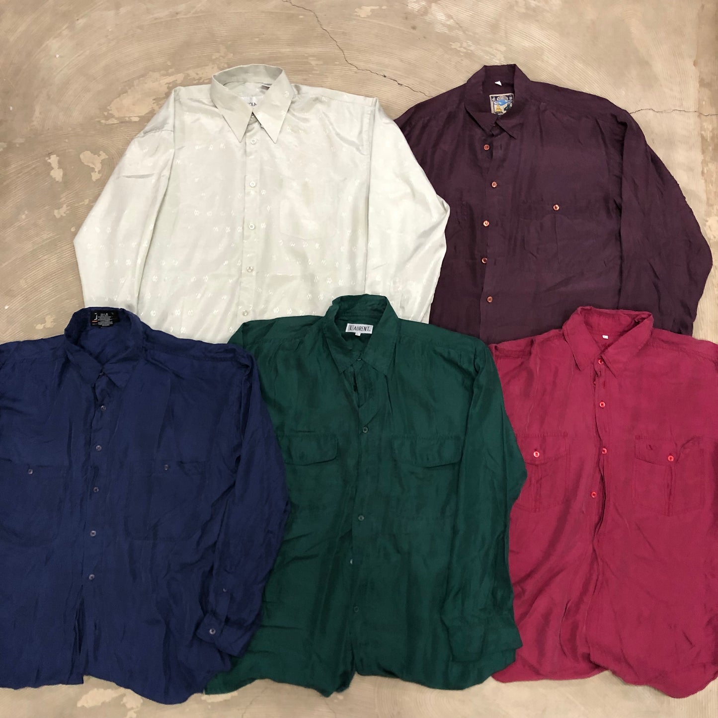 [現物] 長袖ポリシャツ/テロシャツ 20pcs E0714001