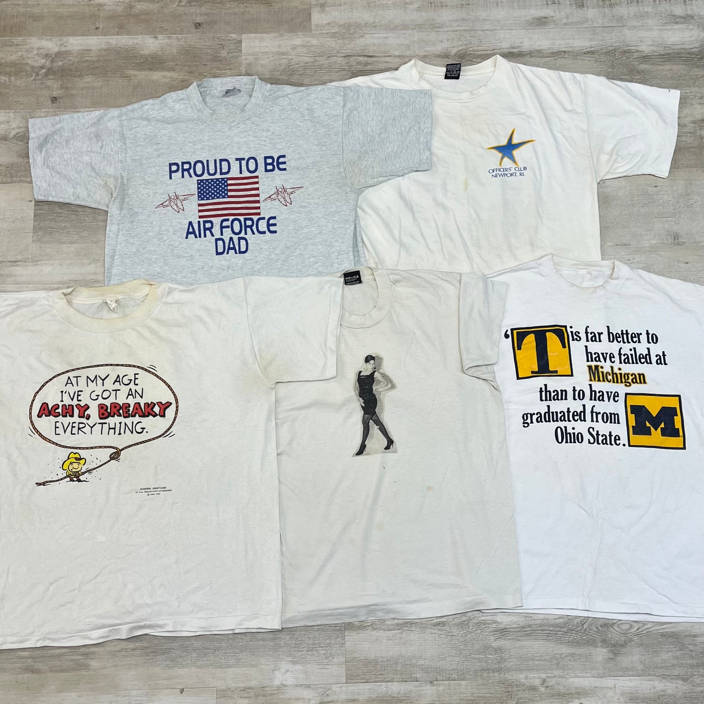 [現物] 90s 白Tシャツ(シミあり) 20pcs C0713004
