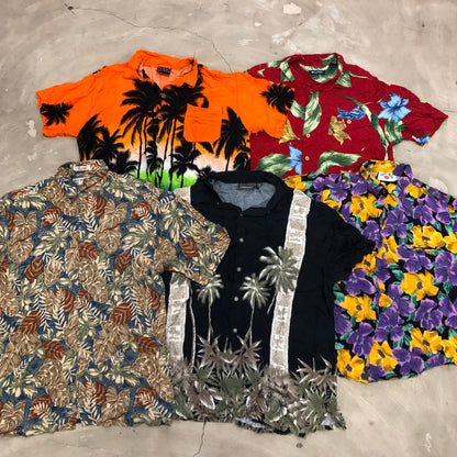 [現物] 半袖柄シャツ/アロハシャツ 20pcs E0714004