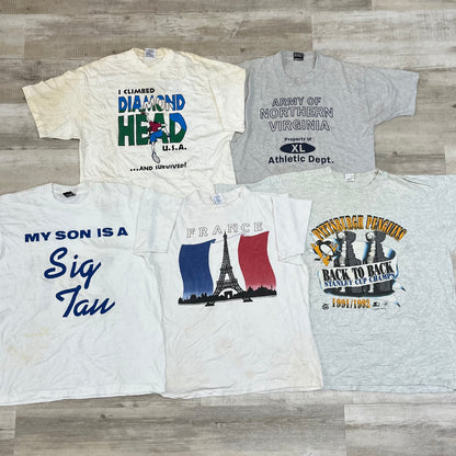 [現物] 90s 白Tシャツ(シミあり) 20pcs C0713003