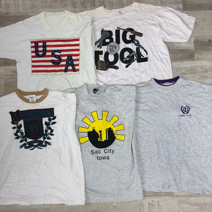 [現物] 90s 白Tシャツ(シミあり) 20pcs G0812003