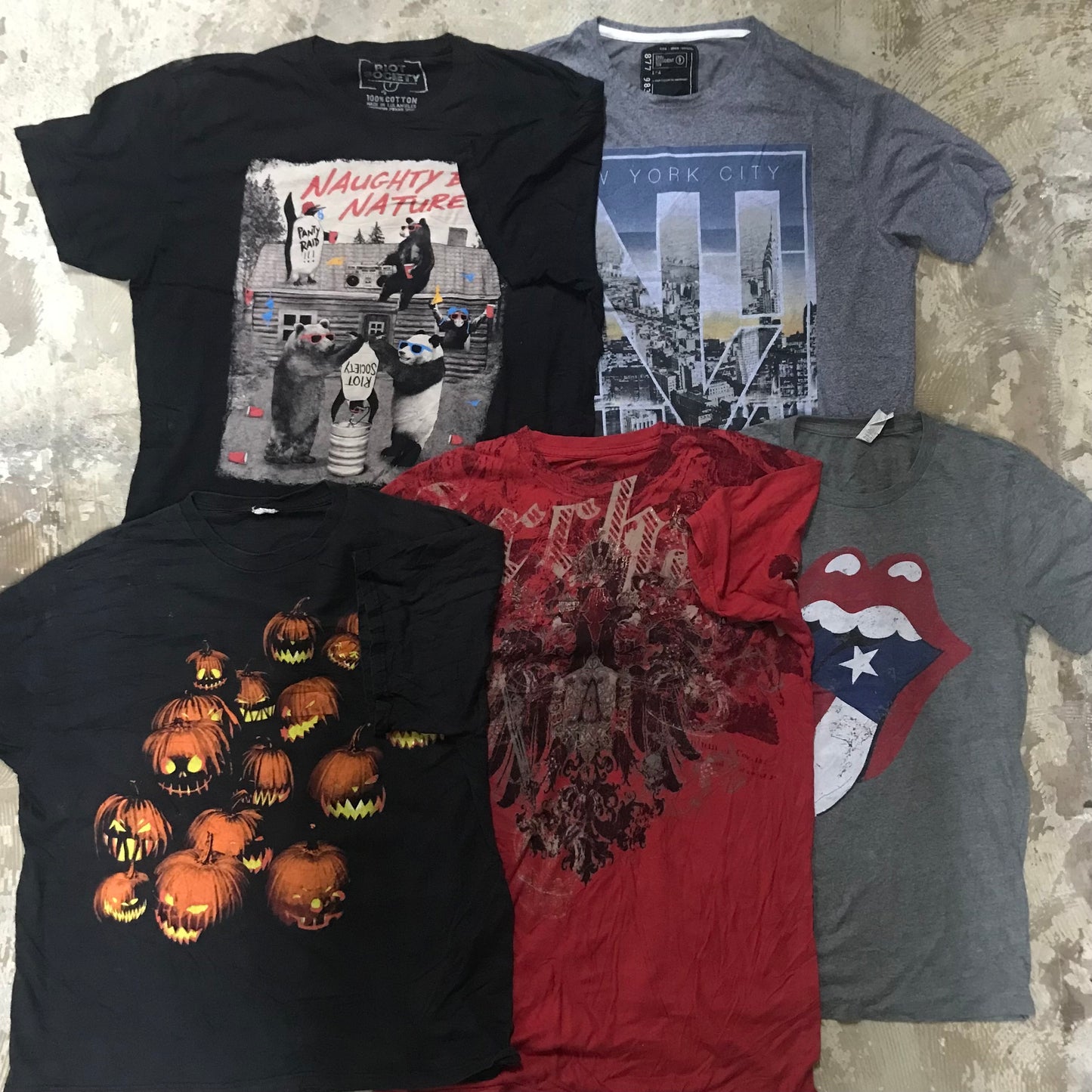 [現物] 00s アメカジプリントTシャツ 20pcs D0702002