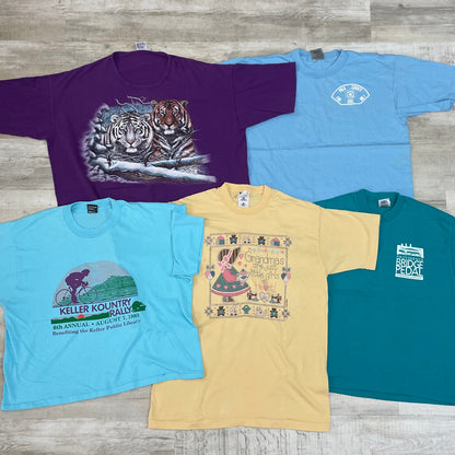 [現物] 90s カラーTシャツ 20pcs G0727001
