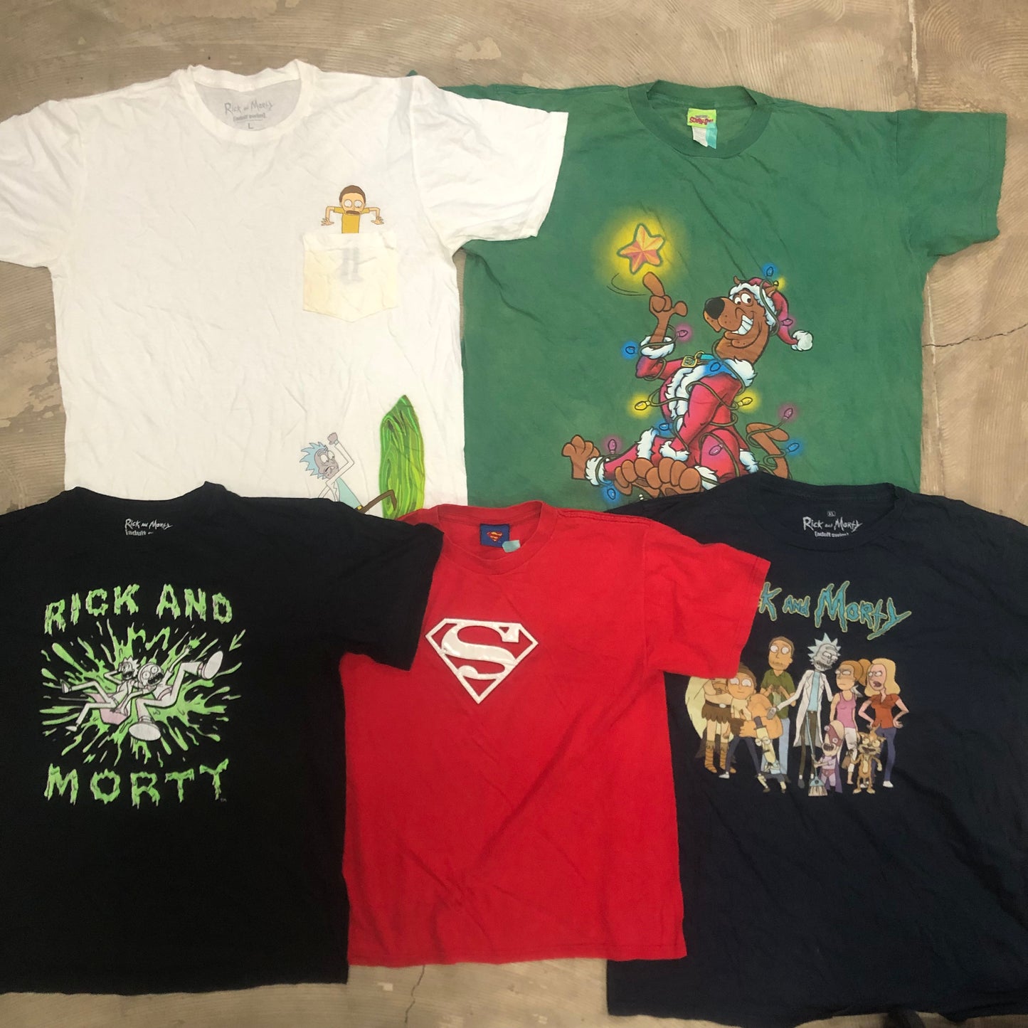 [現物] 00s アメコミ/キャラクターTシャツ 20pcs E0706003